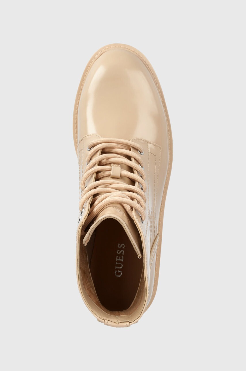 Guess Кубинки Folowe в бежово с платформа - Pepit.bg