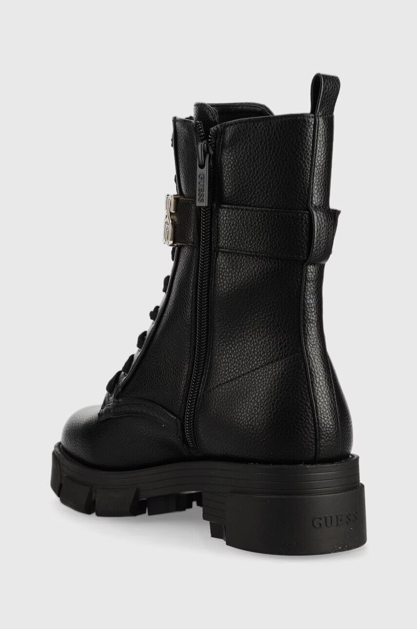 Guess Кубинки Madox в черно с равна подметка FL8MDX ELE10 - Pepit.bg