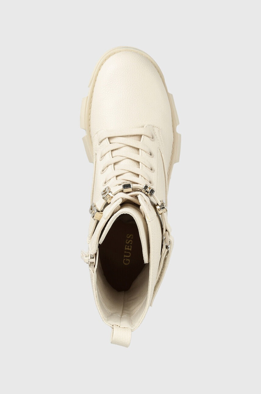 Guess Кубинки Madox в бежово с платформа FL8MDX ELE10 - Pepit.bg