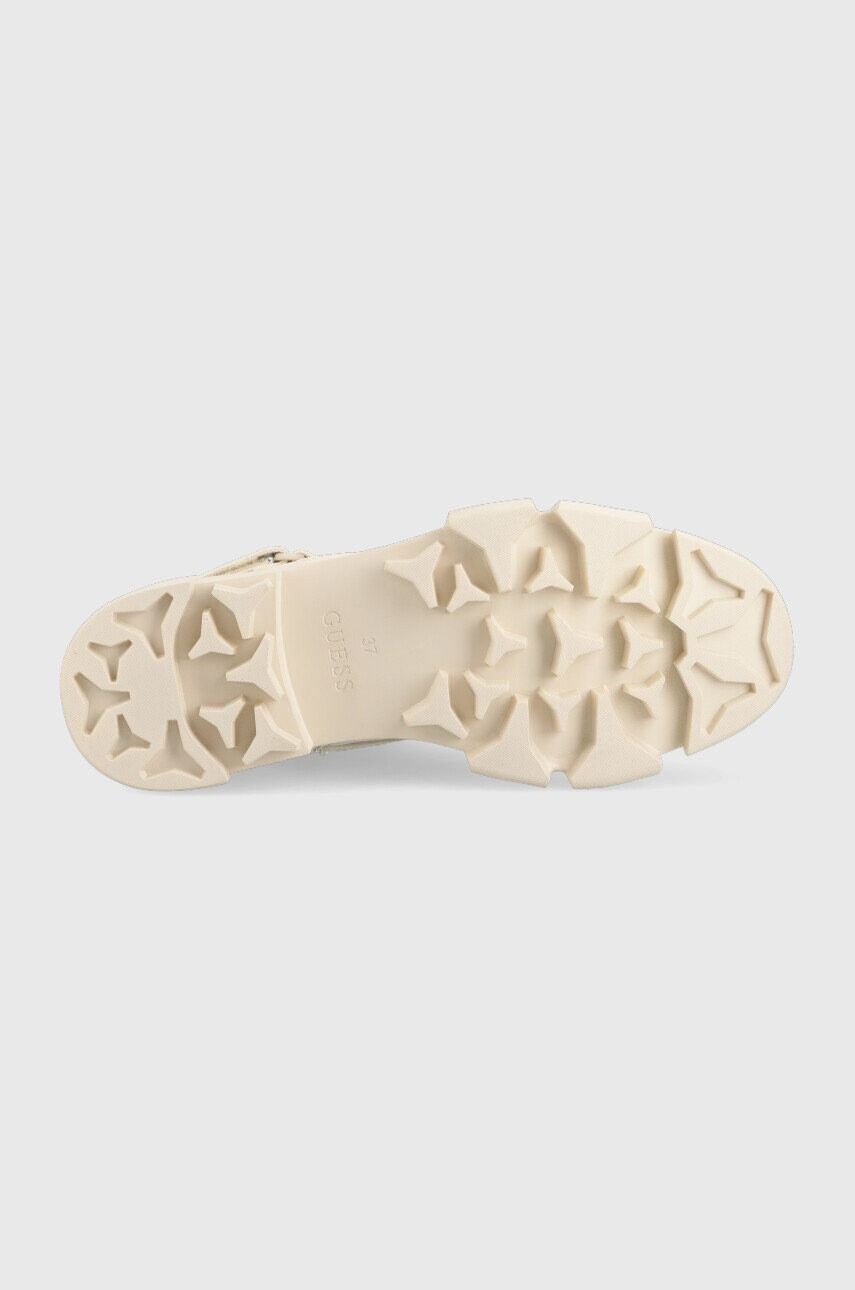 Guess Кубинки Madox в бежово с платформа FL8MDX ELE10 - Pepit.bg