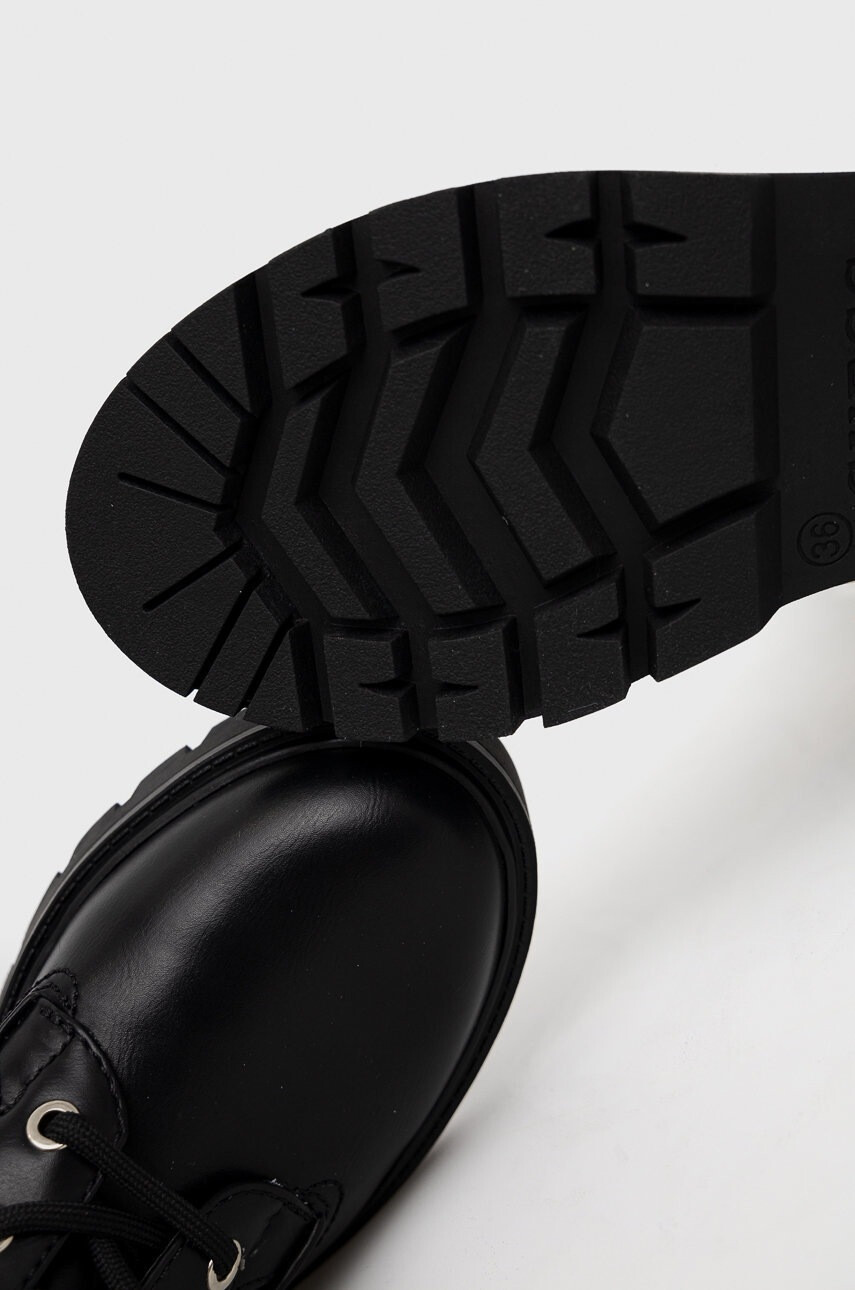 Guess Кубинки Riplei в черно с платформа FL7RPL LEA10 - Pepit.bg