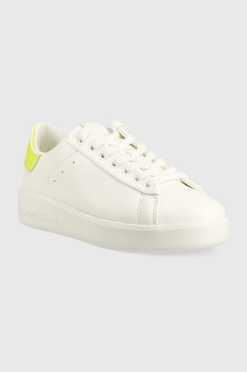 Guess Маратонки rockies8 в бяло - Pepit.bg