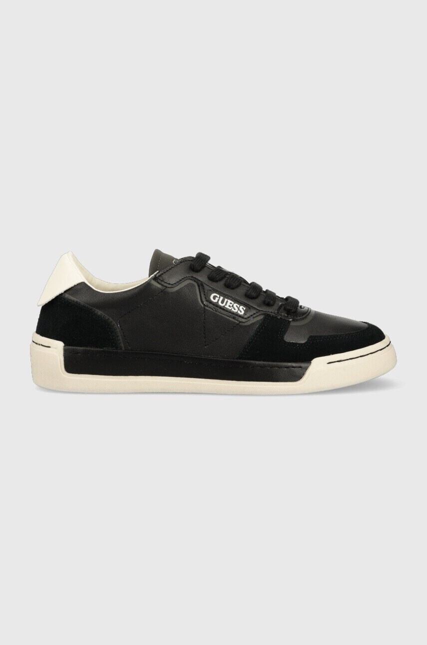 Guess Маратонки Strave Vintage в черно FM5STV LEA12 BLACK - Pepit.bg