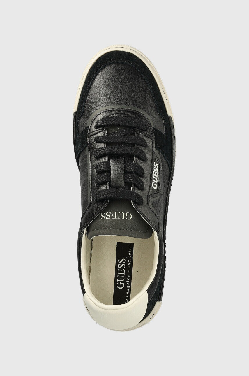 Guess Маратонки Strave Vintage в черно FM5STV LEA12 BLACK - Pepit.bg