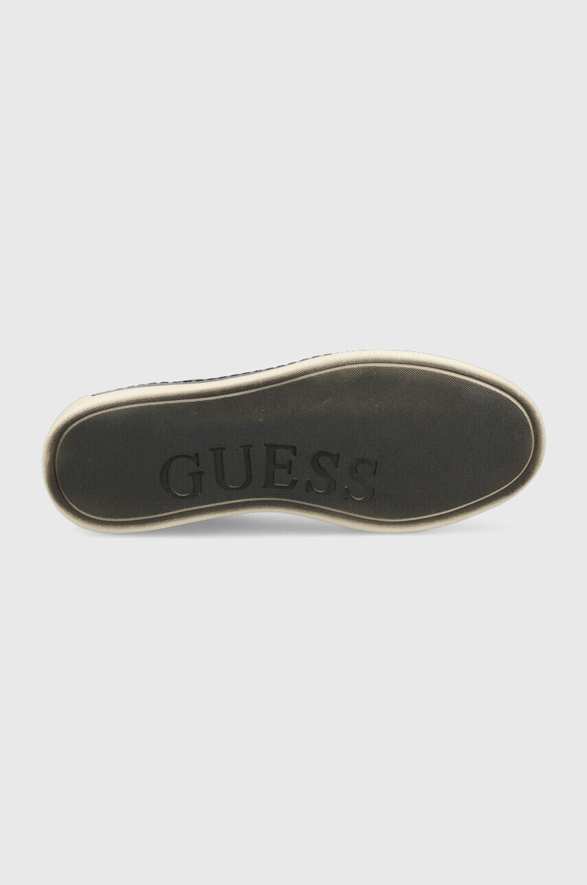 Guess Маратонки Strave Vintage в черно FM5STV LEA12 BLACK - Pepit.bg