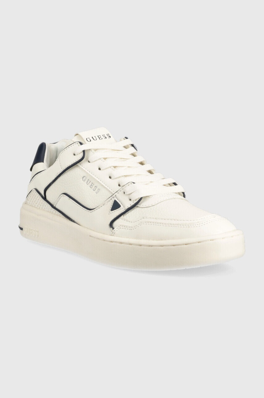 Guess Маратонки Verona Basket Low в бяло - Pepit.bg