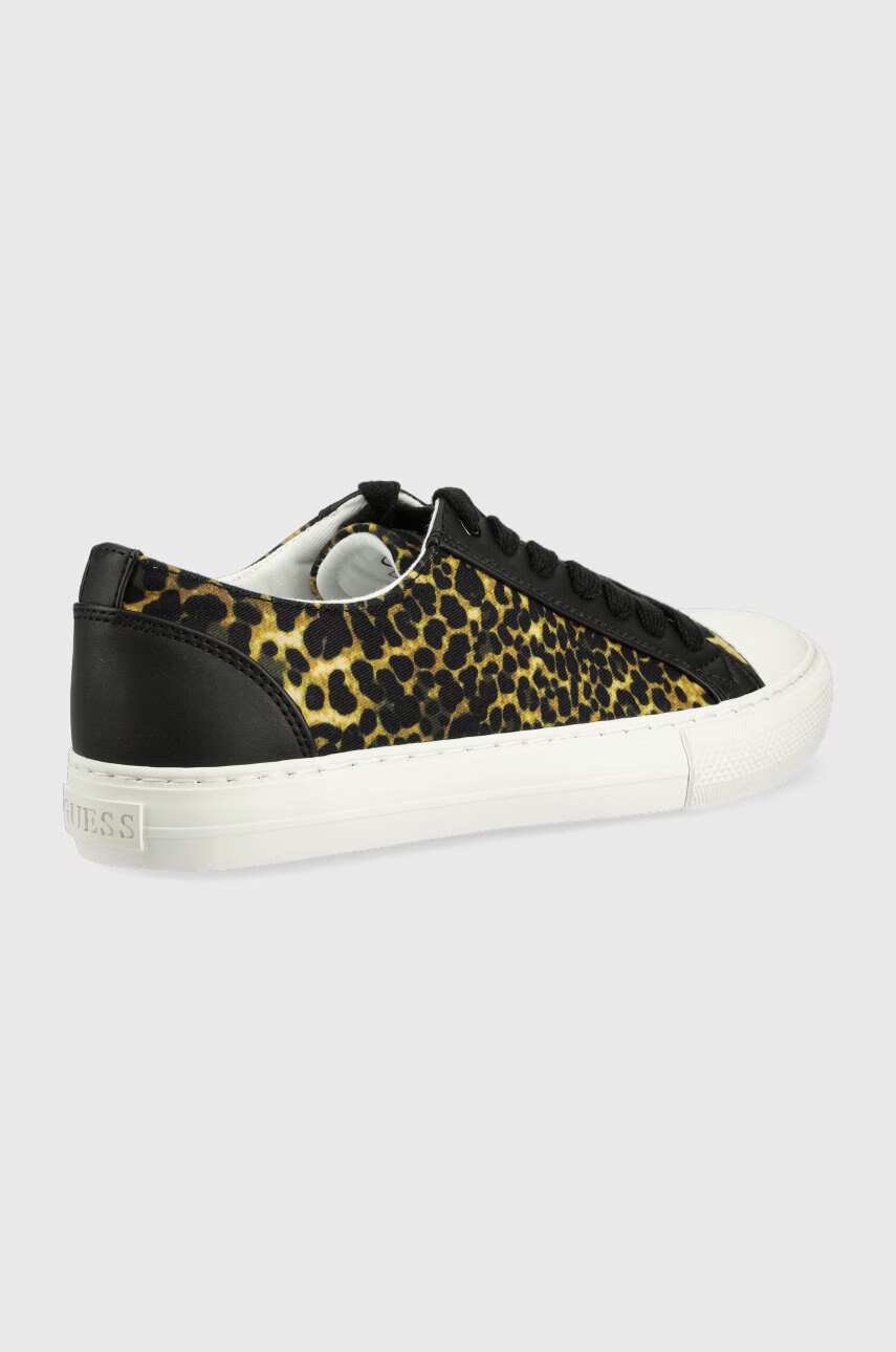 Guess Ниски кецове Passit в черно - Pepit.bg