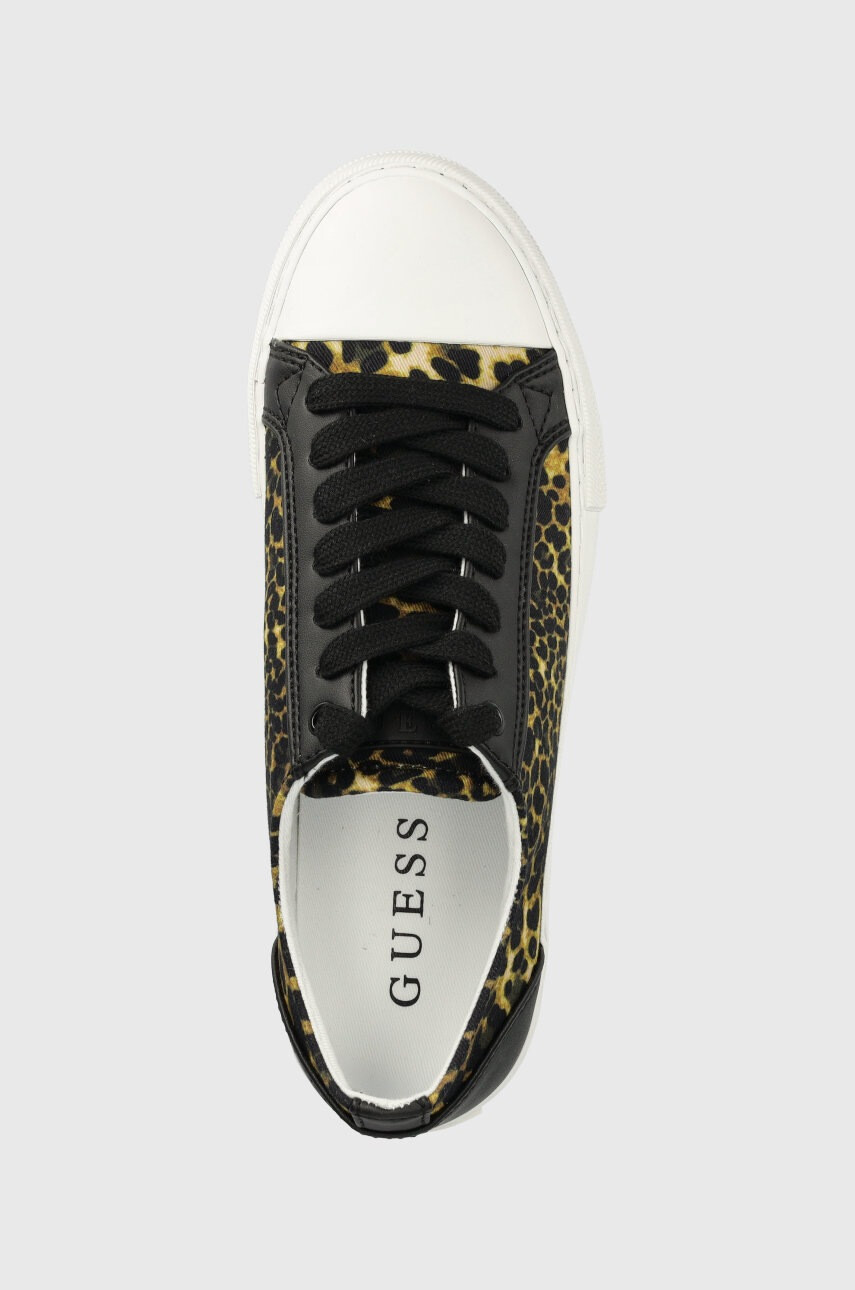 Guess Ниски кецове Passit в черно - Pepit.bg
