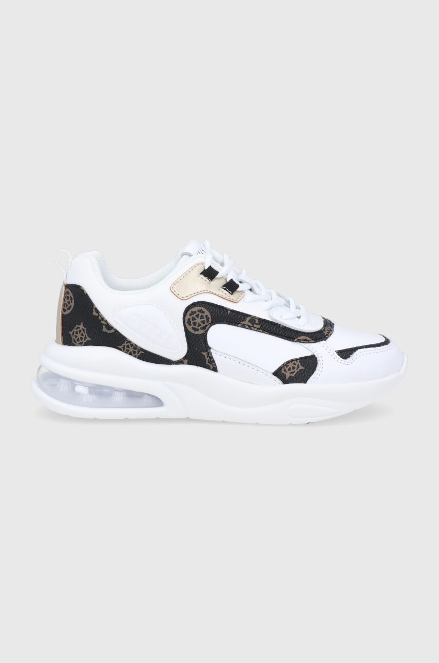 Guess Обувки в бяло с платформа - Pepit.bg