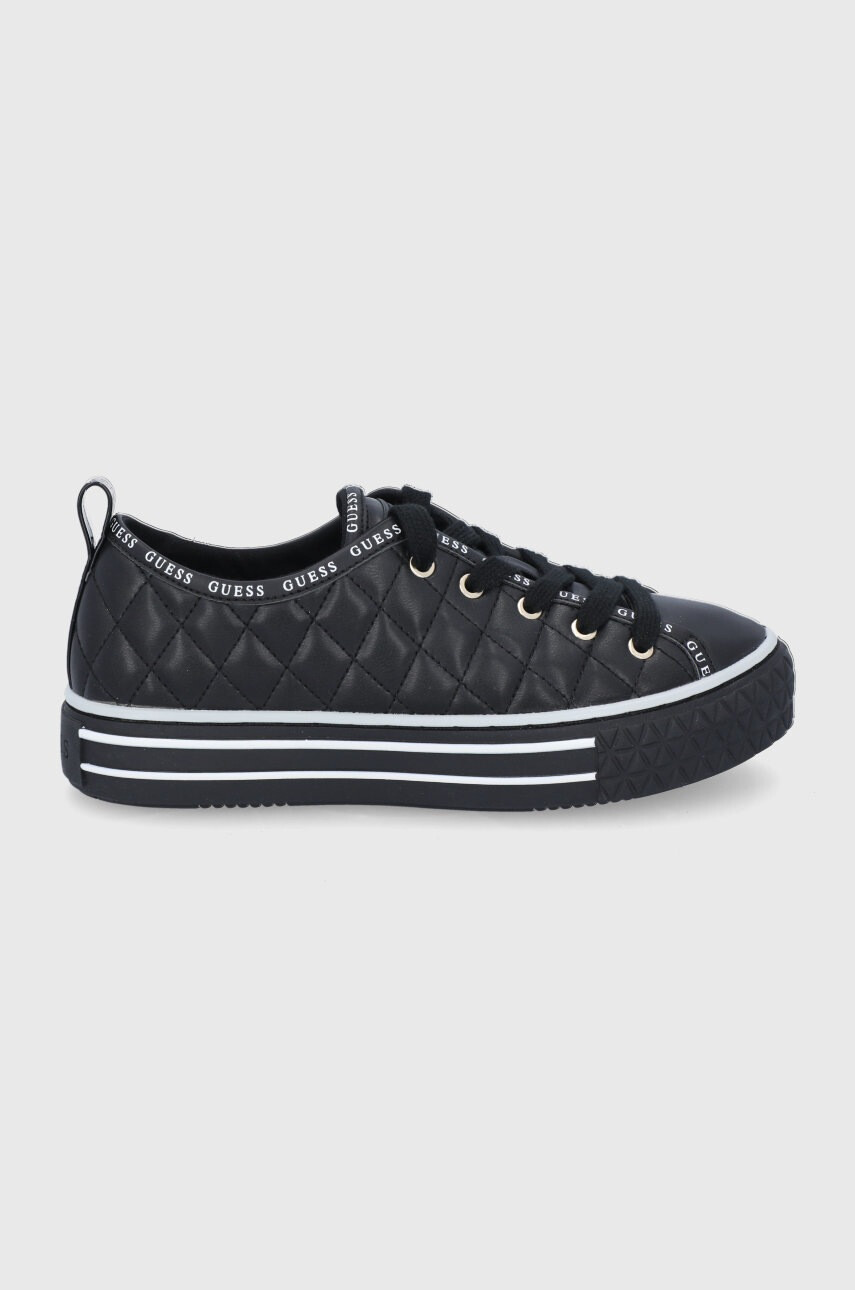 Guess Обувки в черно с платформа - Pepit.bg
