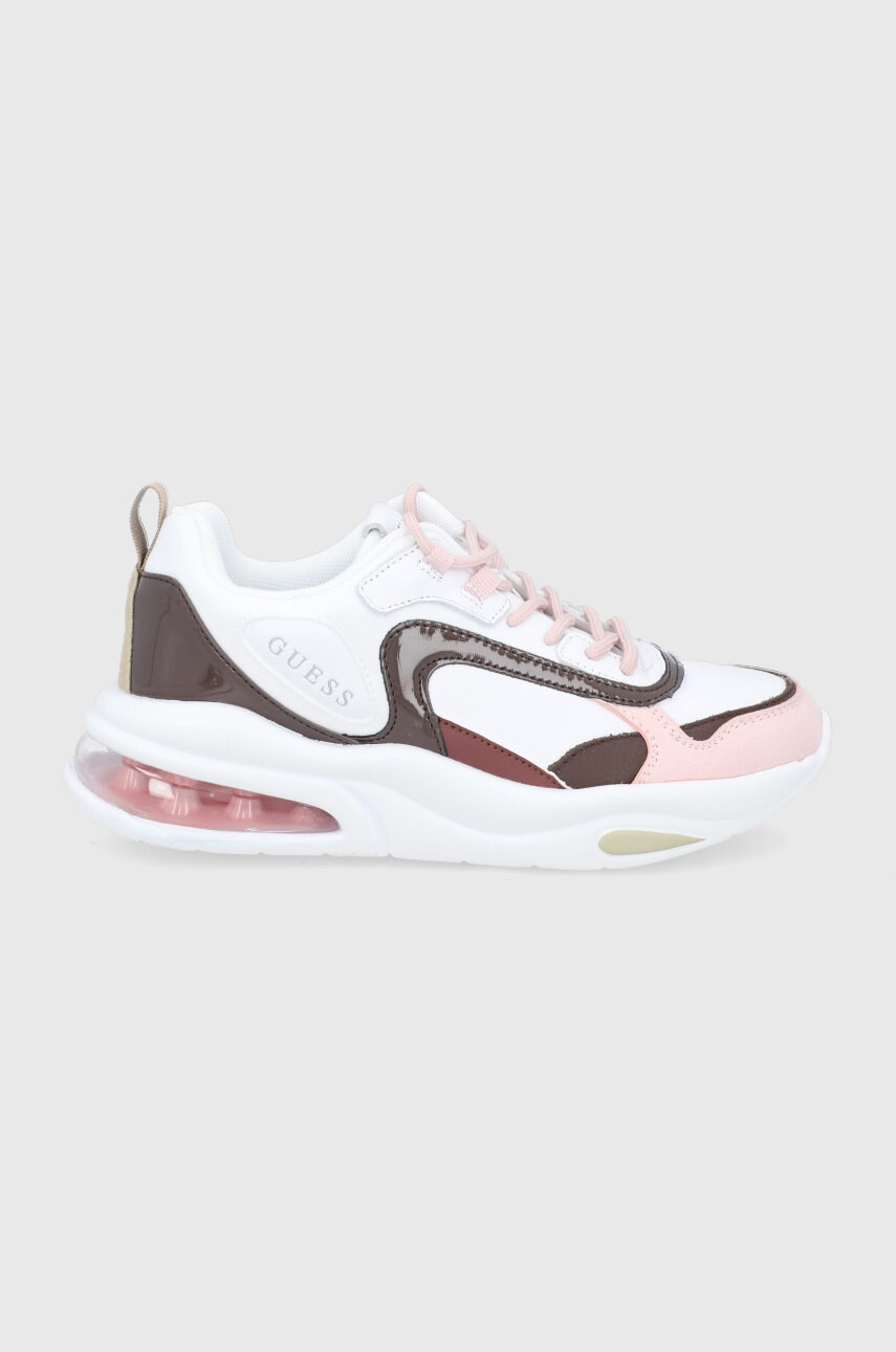 Guess Обувки в бяло с платформа - Pepit.bg