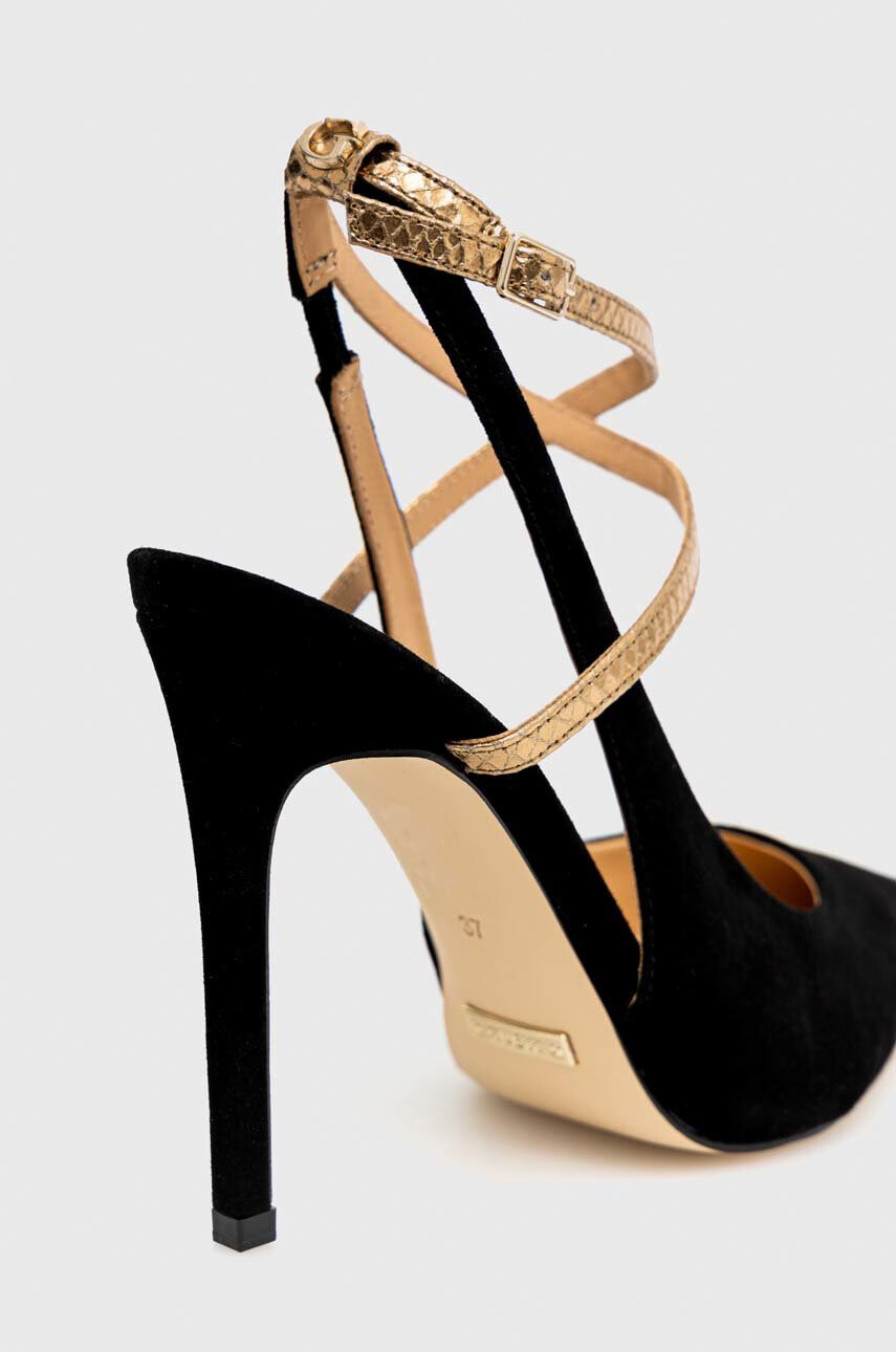 Guess Обувки с висок ток Amazie в черно FL5AMZ SUE03 BLACK - Pepit.bg
