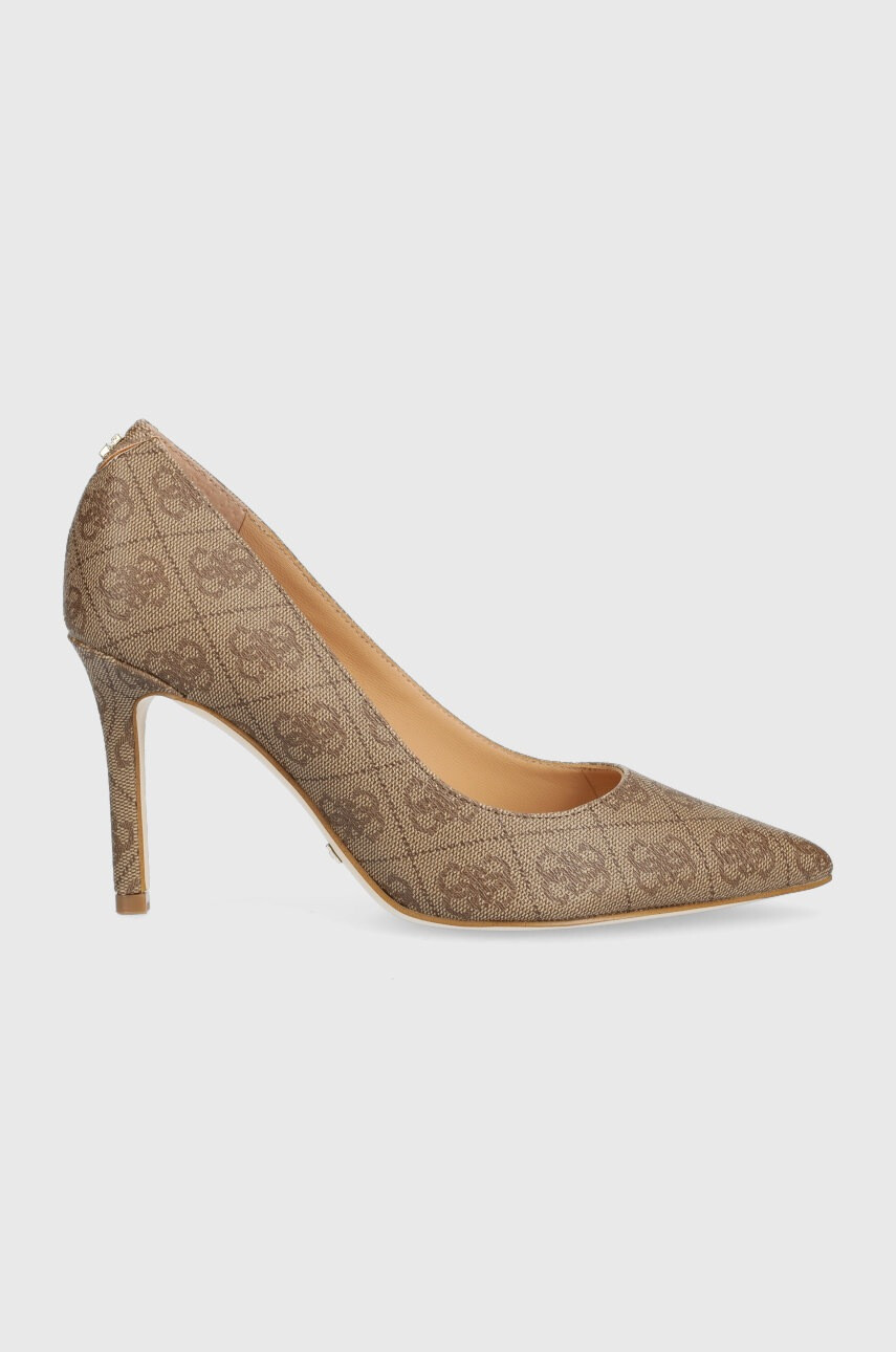 Guess Обувки с висок ток dafne11 в бежово - Pepit.bg