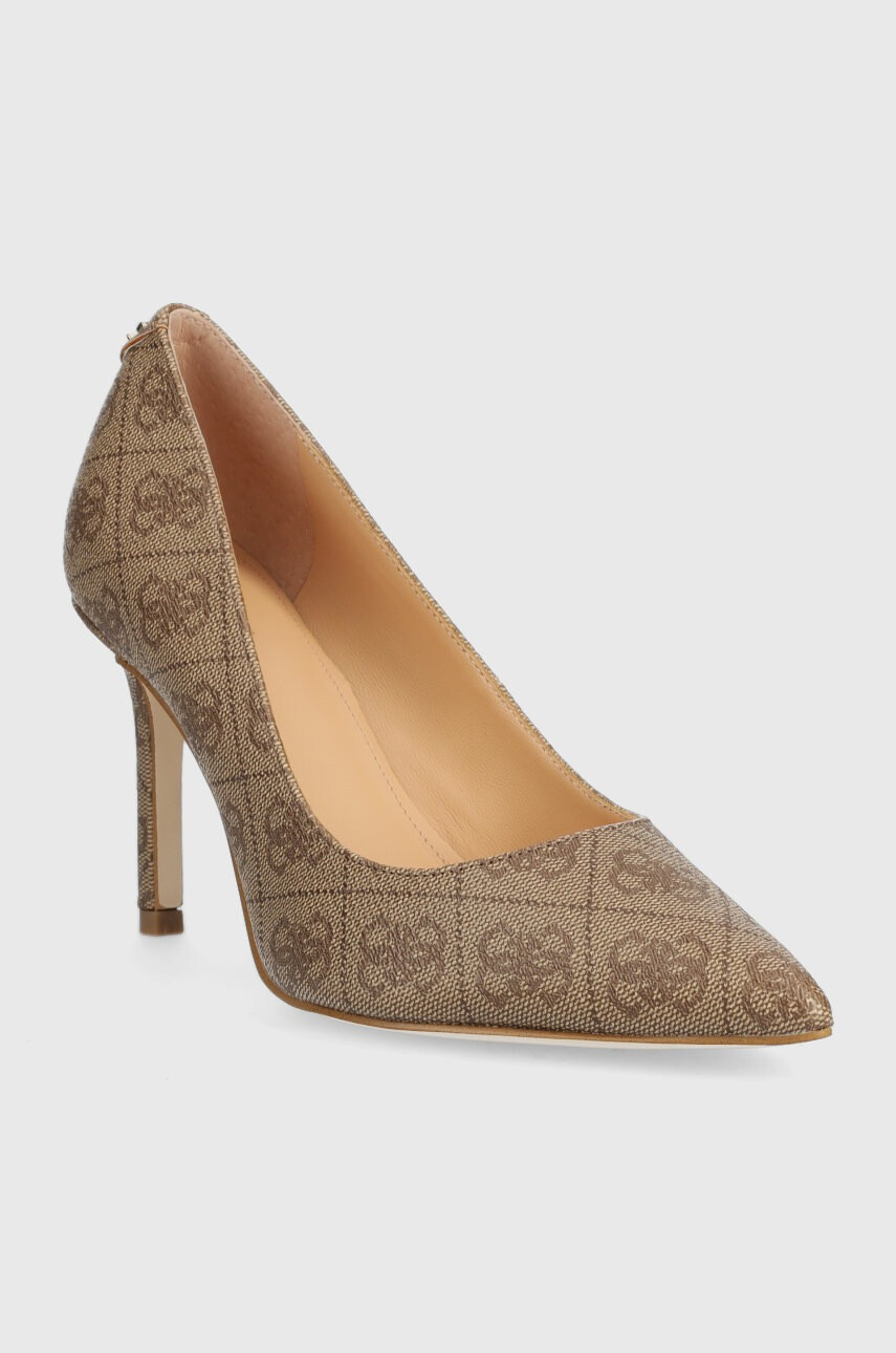 Guess Обувки с висок ток dafne11 в бежово - Pepit.bg