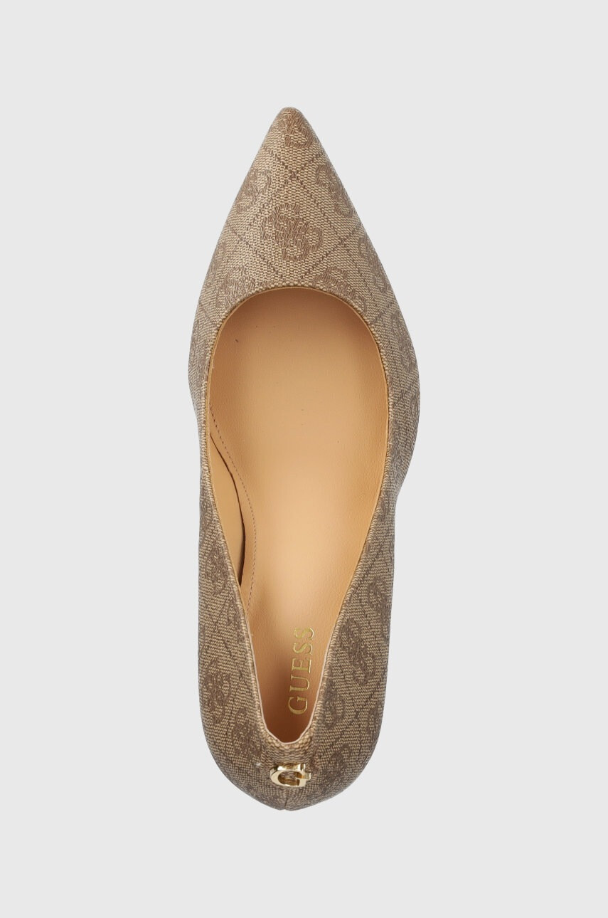 Guess Обувки с висок ток dafne11 в бежово - Pepit.bg