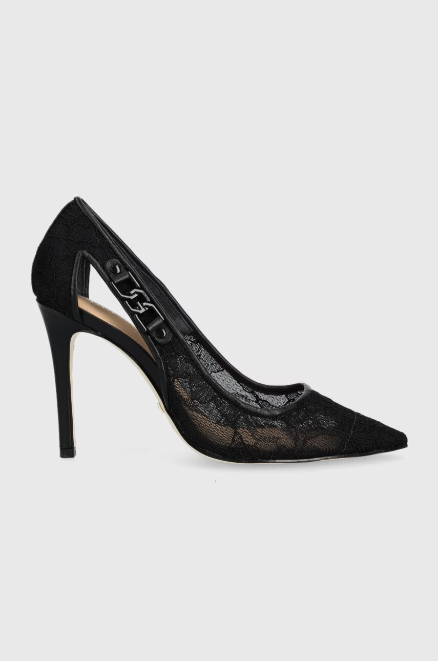 Guess Обувки с висок ток Gabbi2 в черно FL5G2B LAC08 BLACK - Pepit.bg