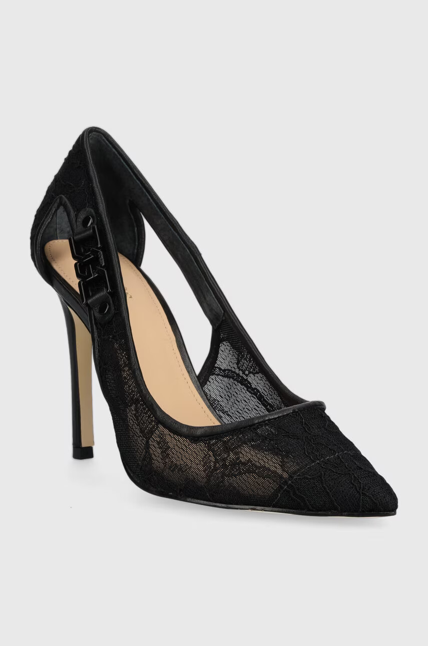 Guess Обувки с висок ток Gabbi2 в черно FL5G2B LAC08 BLACK - Pepit.bg