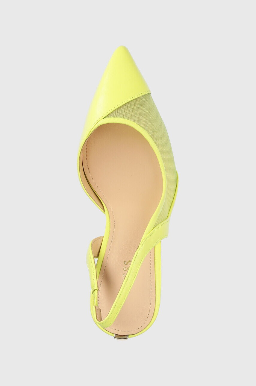 Guess Обувки с висок ток Piano в зелено FL5PNO LEA05 LIME - Pepit.bg