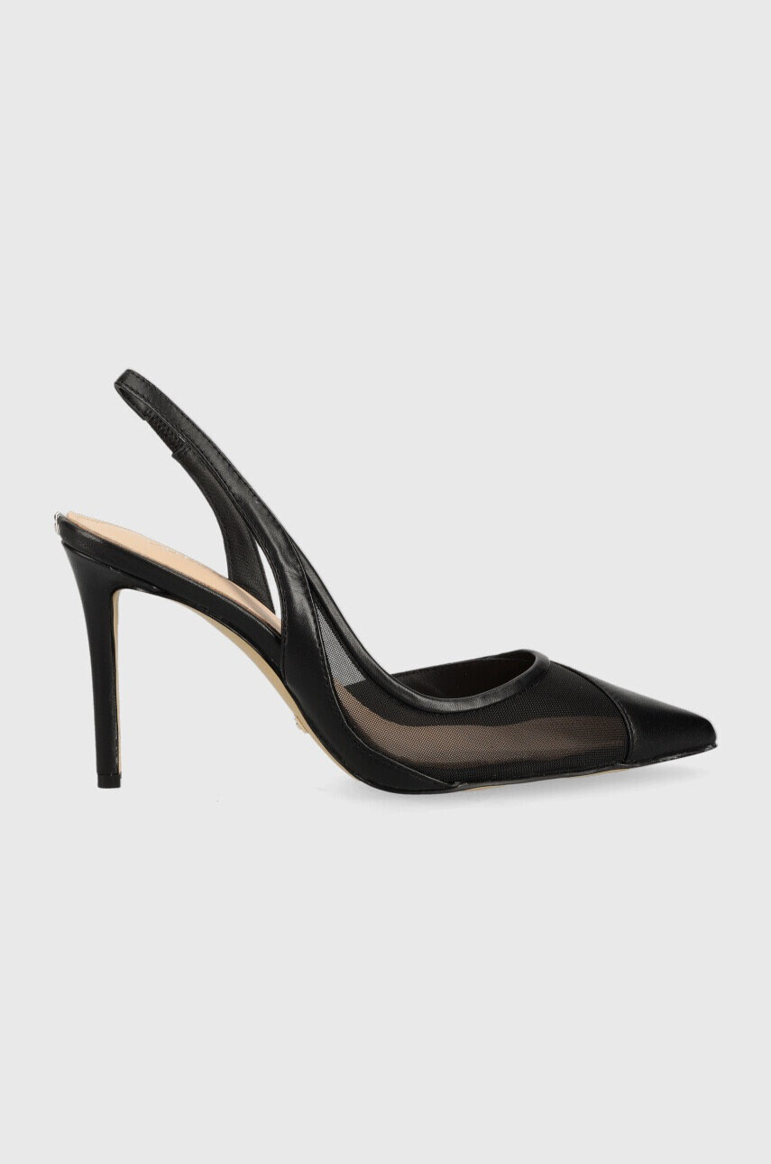 Guess Обувки с висок ток Piano в черно FL5PNO LEA05 BLACK - Pepit.bg