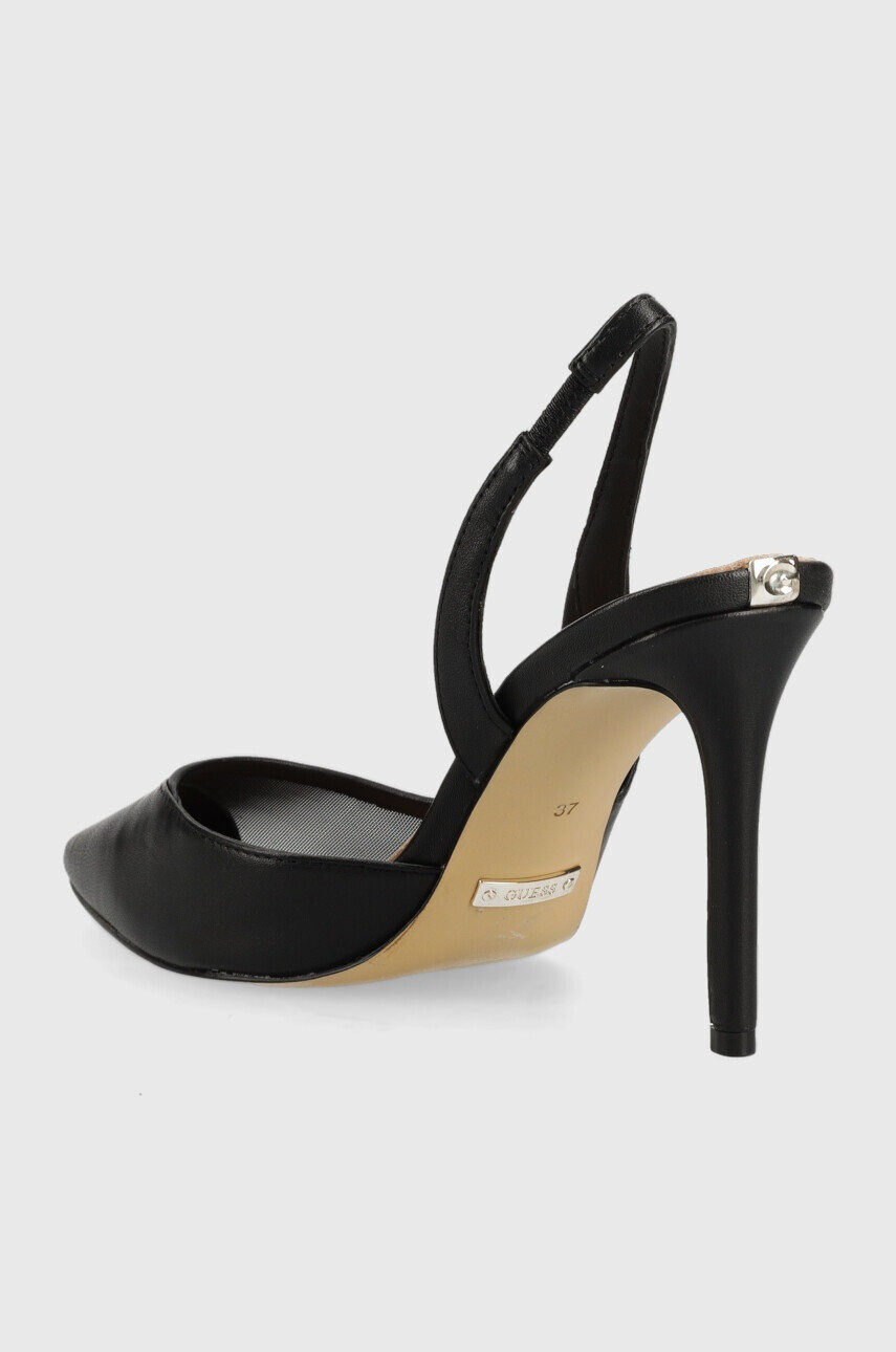 Guess Обувки с висок ток Piano в черно FL5PNO LEA05 BLACK - Pepit.bg