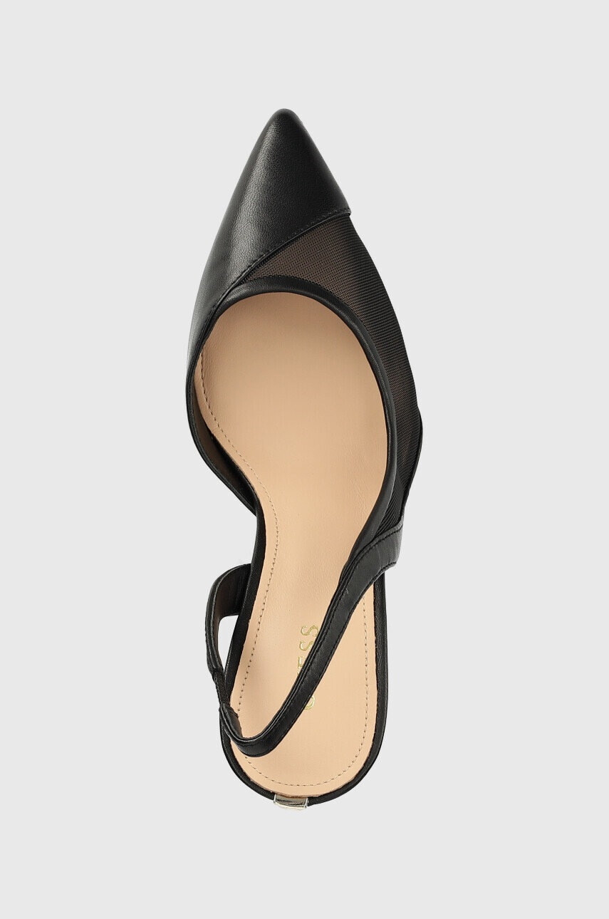 Guess Обувки с висок ток Piano в черно FL5PNO LEA05 BLACK - Pepit.bg