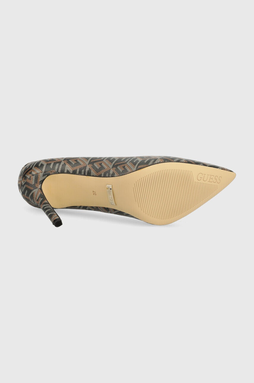 Guess Обувки с висок ток Piera8 в черно FL5PI8 FAL08 - Pepit.bg