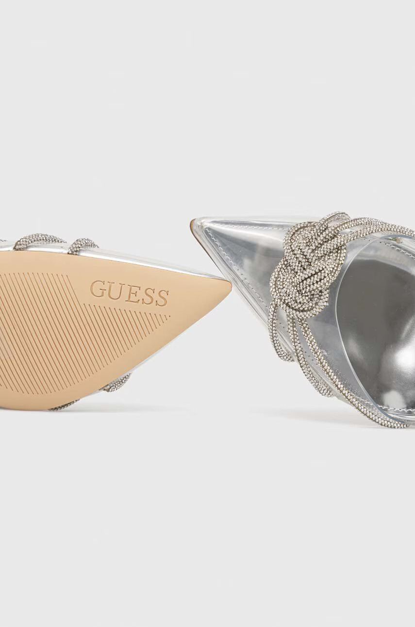 Guess Обувки с висок ток Syena2 в сребристо FL5S2N SAT03 SILVE - Pepit.bg