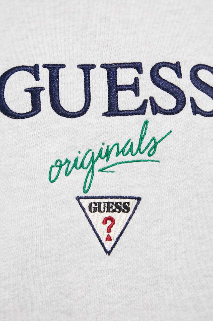 Guess Originals Суичър Go Baker в сиво с апликация - Pepit.bg