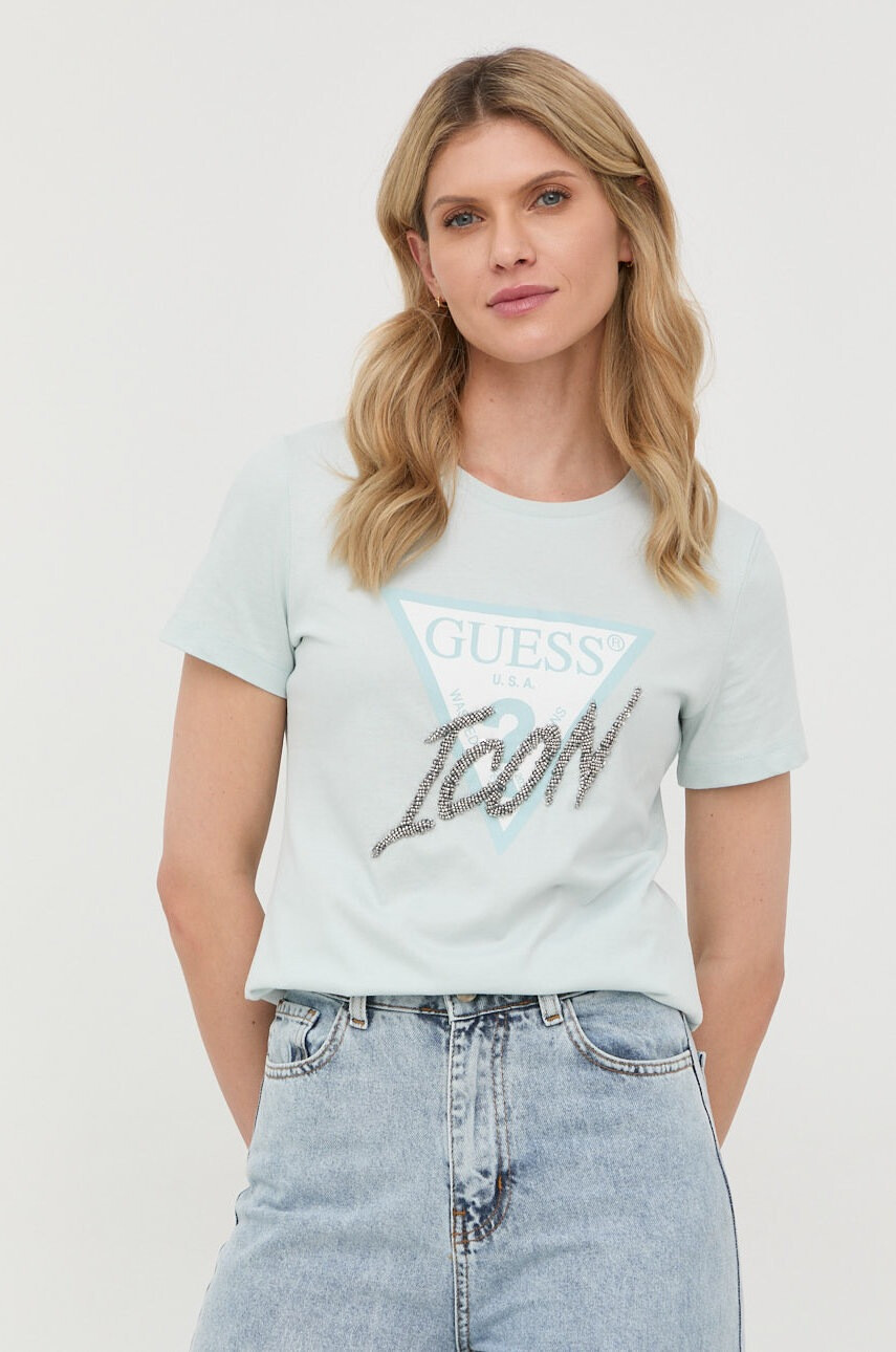 Guess Памучна тениска - Pepit.bg