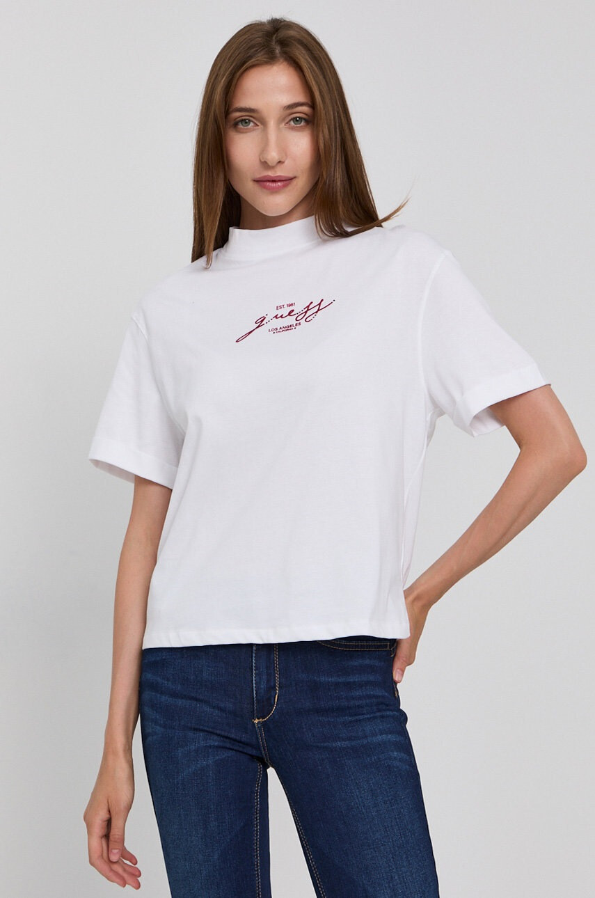 Guess Памучна тениска - Pepit.bg