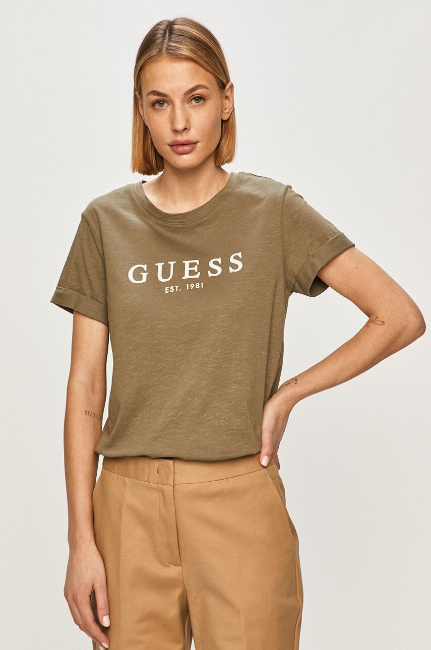 Guess Памучна тениска - Pepit.bg