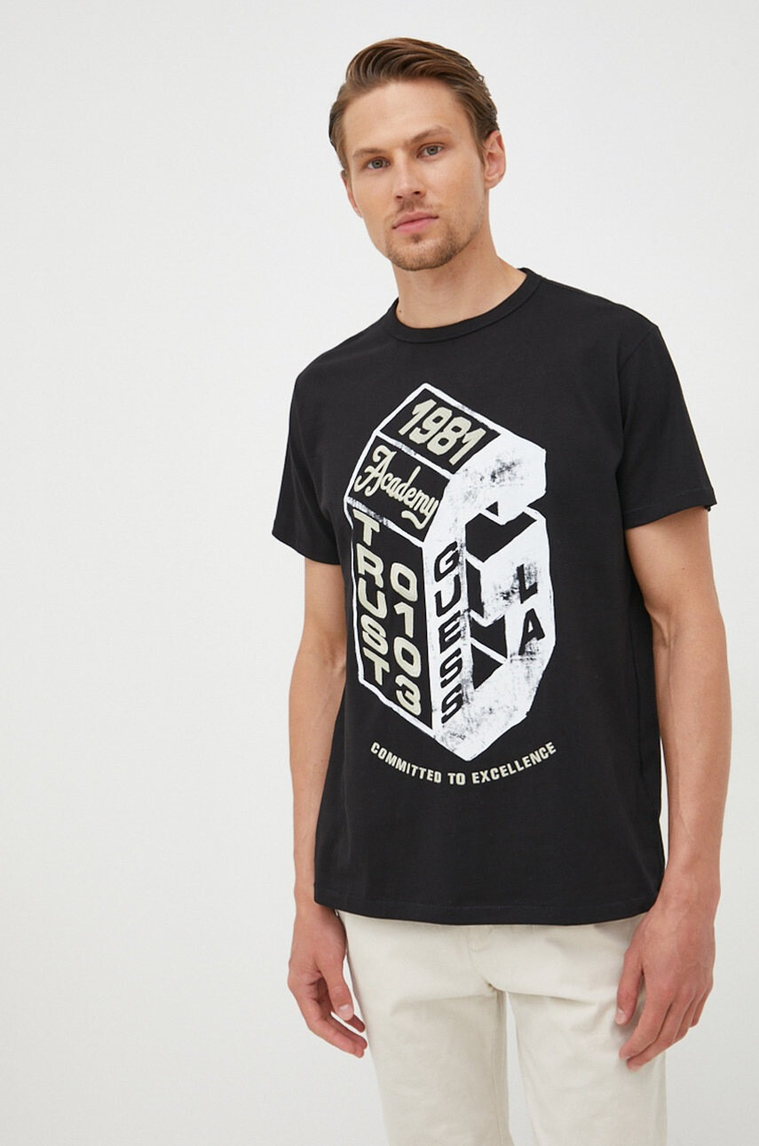 Guess Памучна тениска - Pepit.bg
