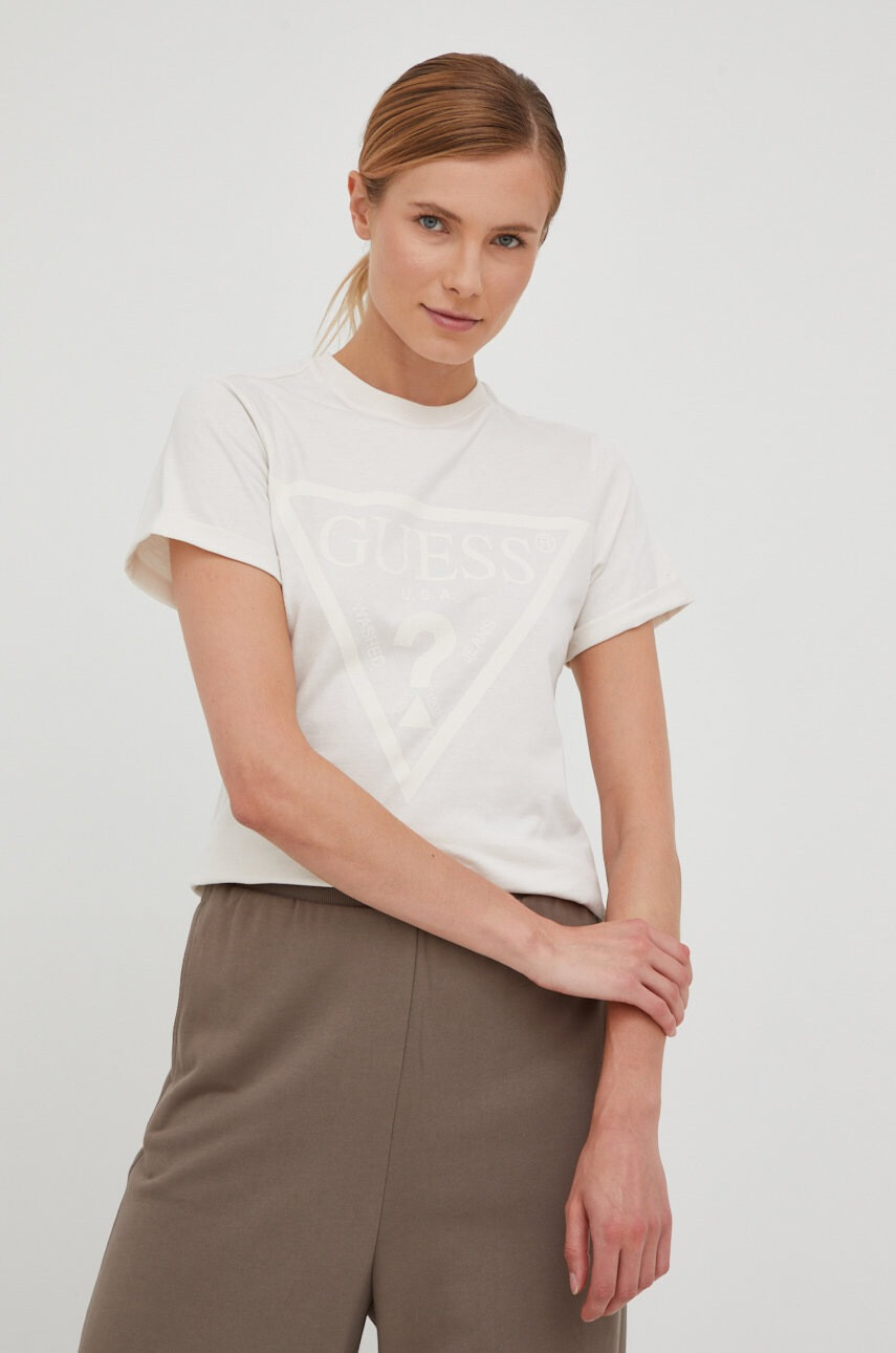 Guess Памучна тениска - Pepit.bg