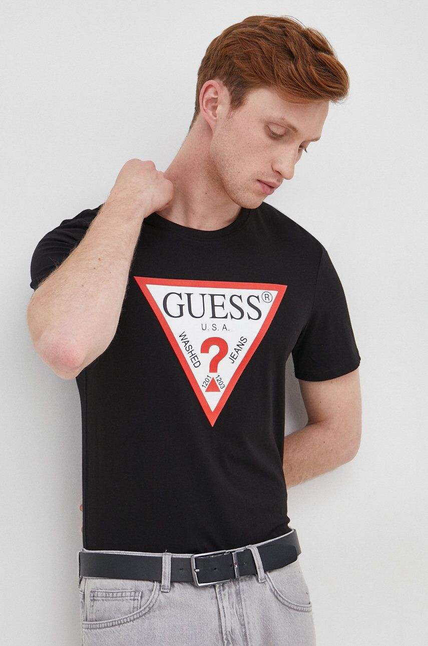 Guess Памучна тениска - Pepit.bg