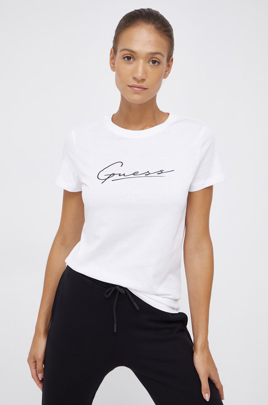 Guess Памучна тениска - Pepit.bg