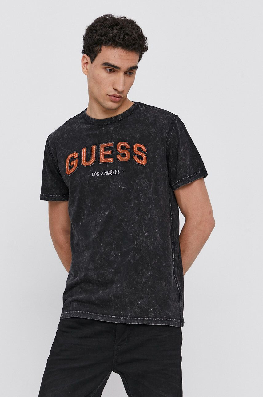 Guess Памучна тениска - Pepit.bg