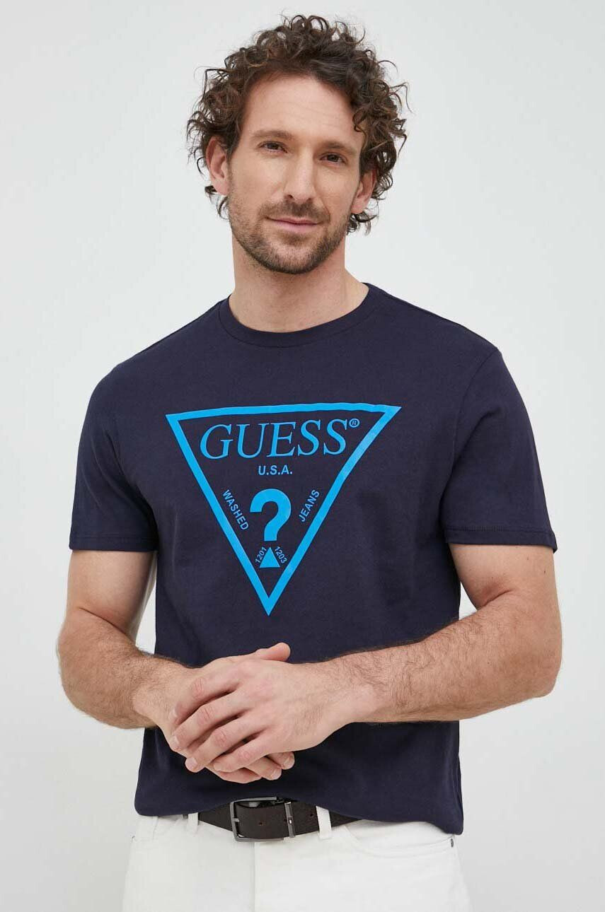 Guess Памучна тениска - Pepit.bg