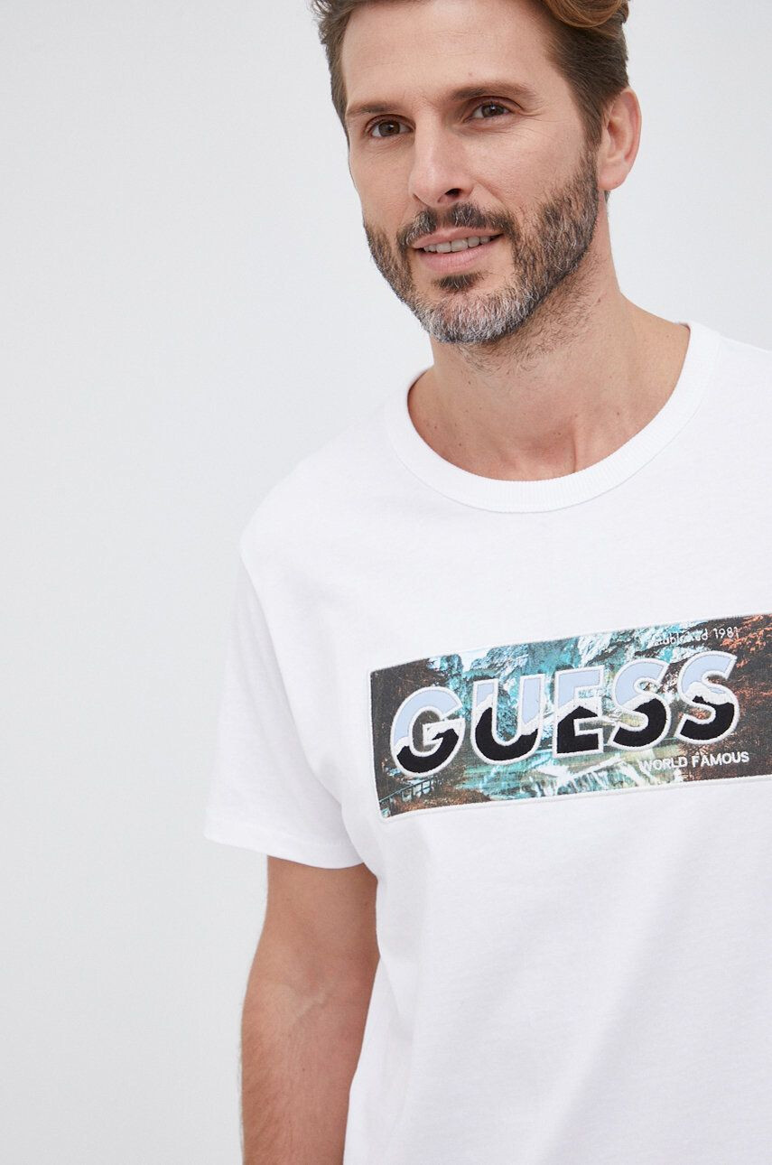 Guess Памучна тениска - Pepit.bg