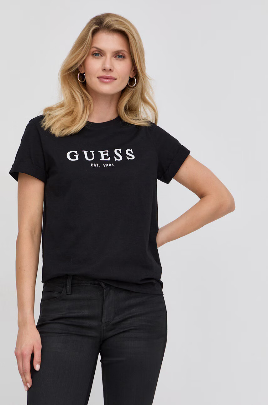 Guess Памучна тениска - Pepit.bg