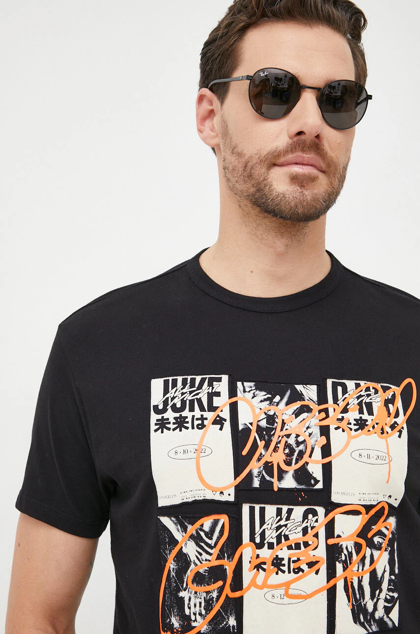 Guess Памучна тениска - Pepit.bg
