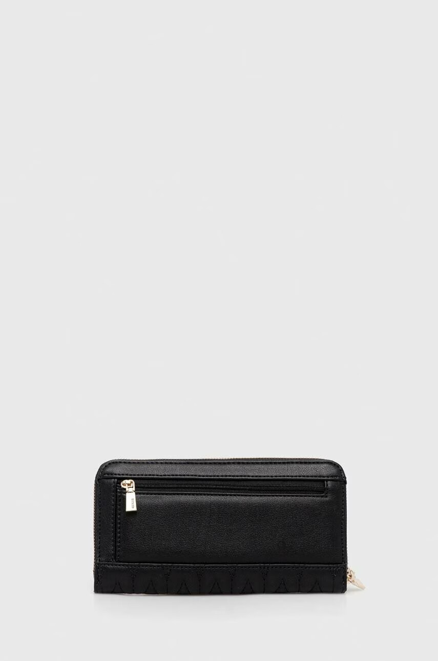 Guess Портфейл дамски в черно - Pepit.bg