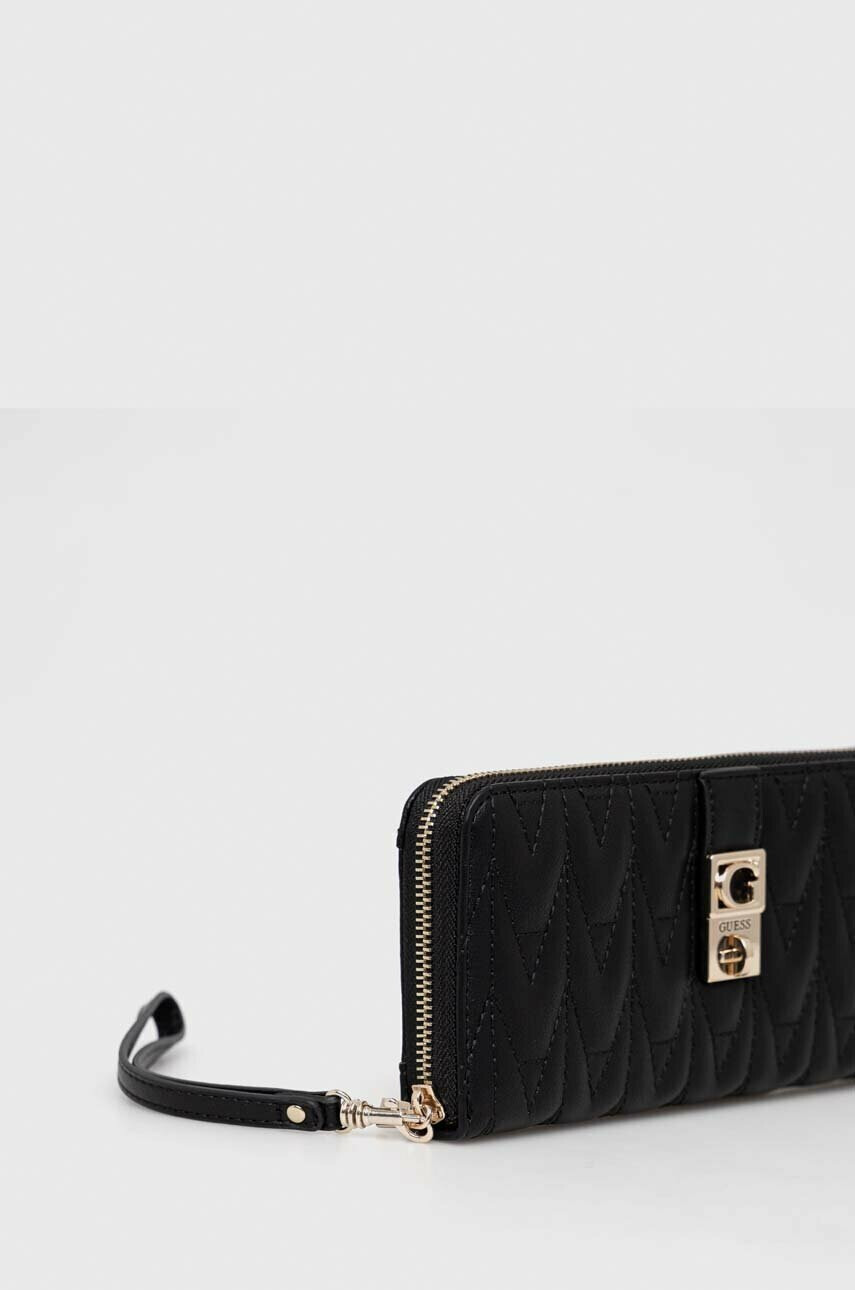 Guess Портфейл дамски в черно - Pepit.bg