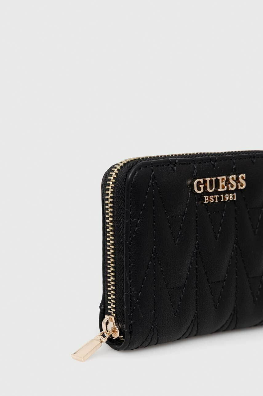 Guess Портфейл дамски в черно - Pepit.bg