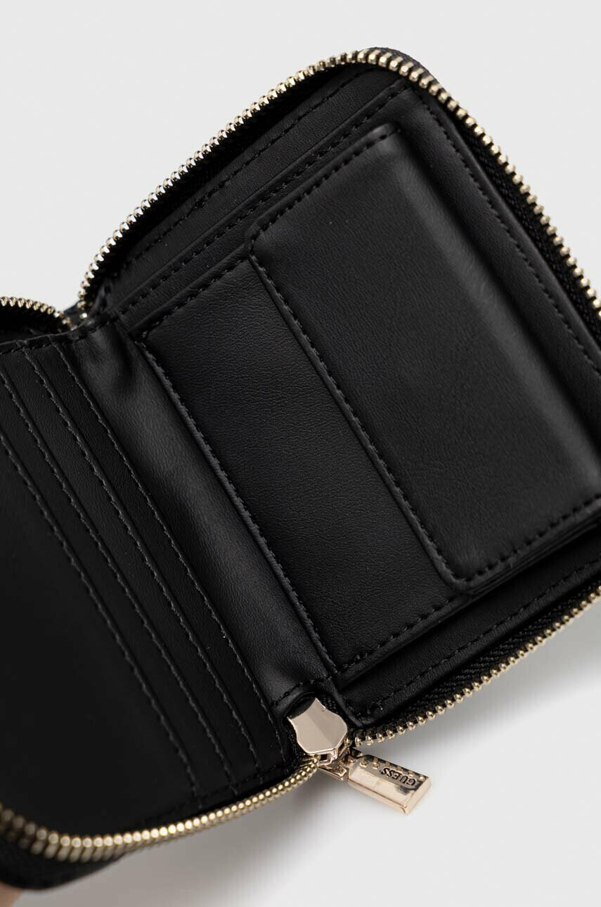 Guess Портфейл дамски в черно - Pepit.bg