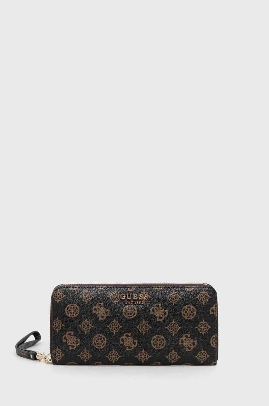 Guess Портфейл дамски в черно - Pepit.bg