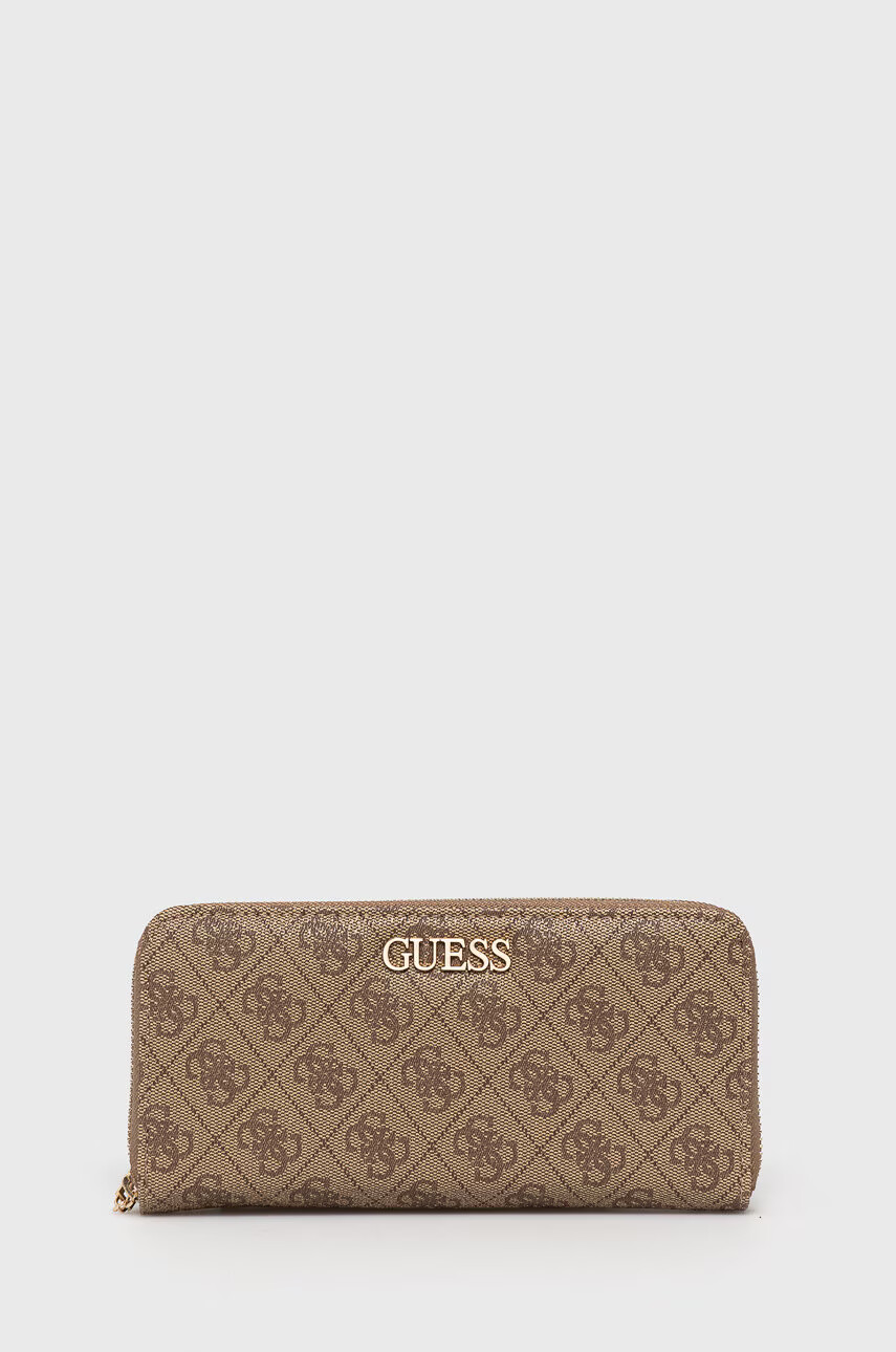 Guess Портфейл дамски в черно - Pepit.bg
