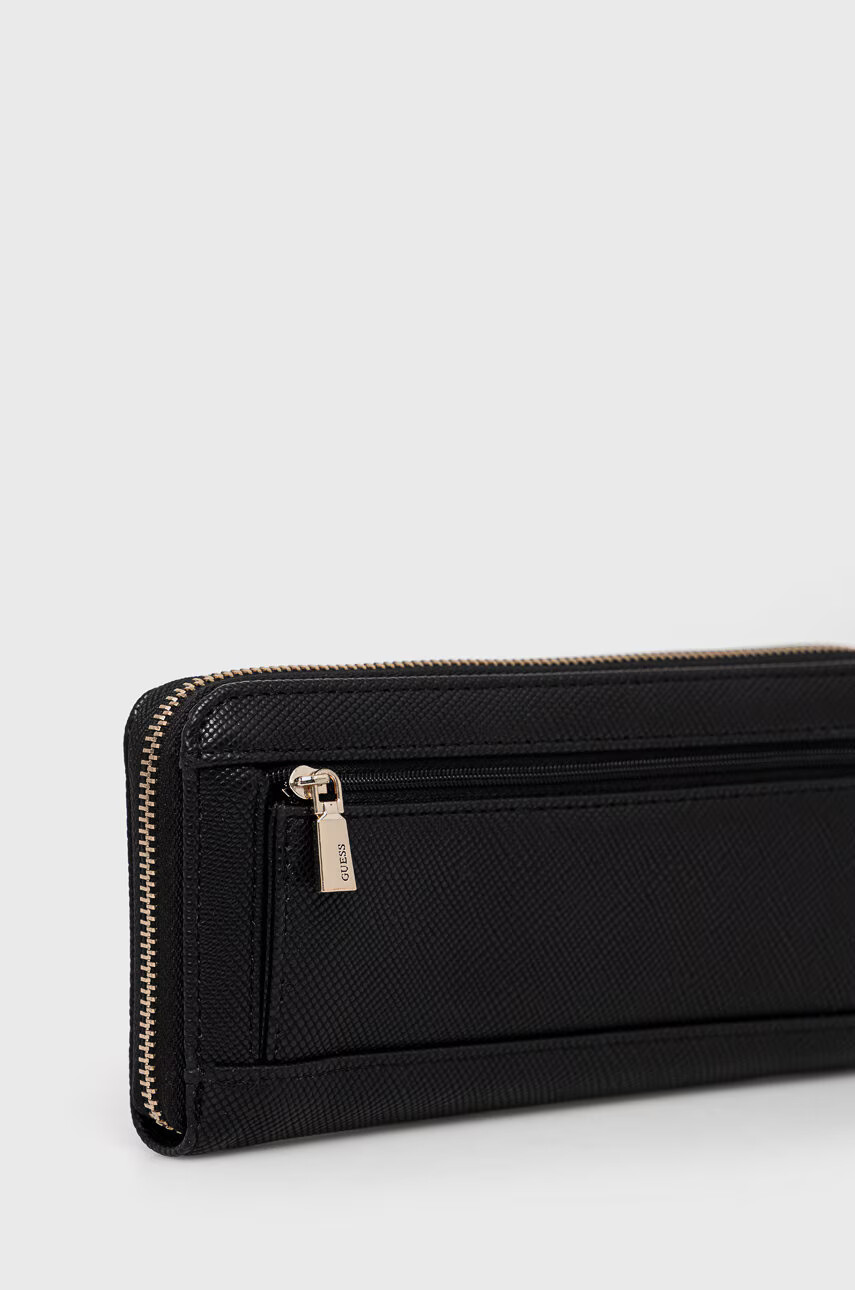 Guess Портфейл дамски в черно - Pepit.bg