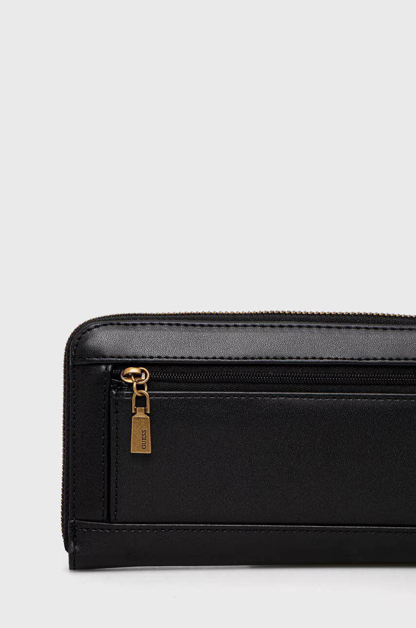 Guess Портфейл дамски в черно - Pepit.bg