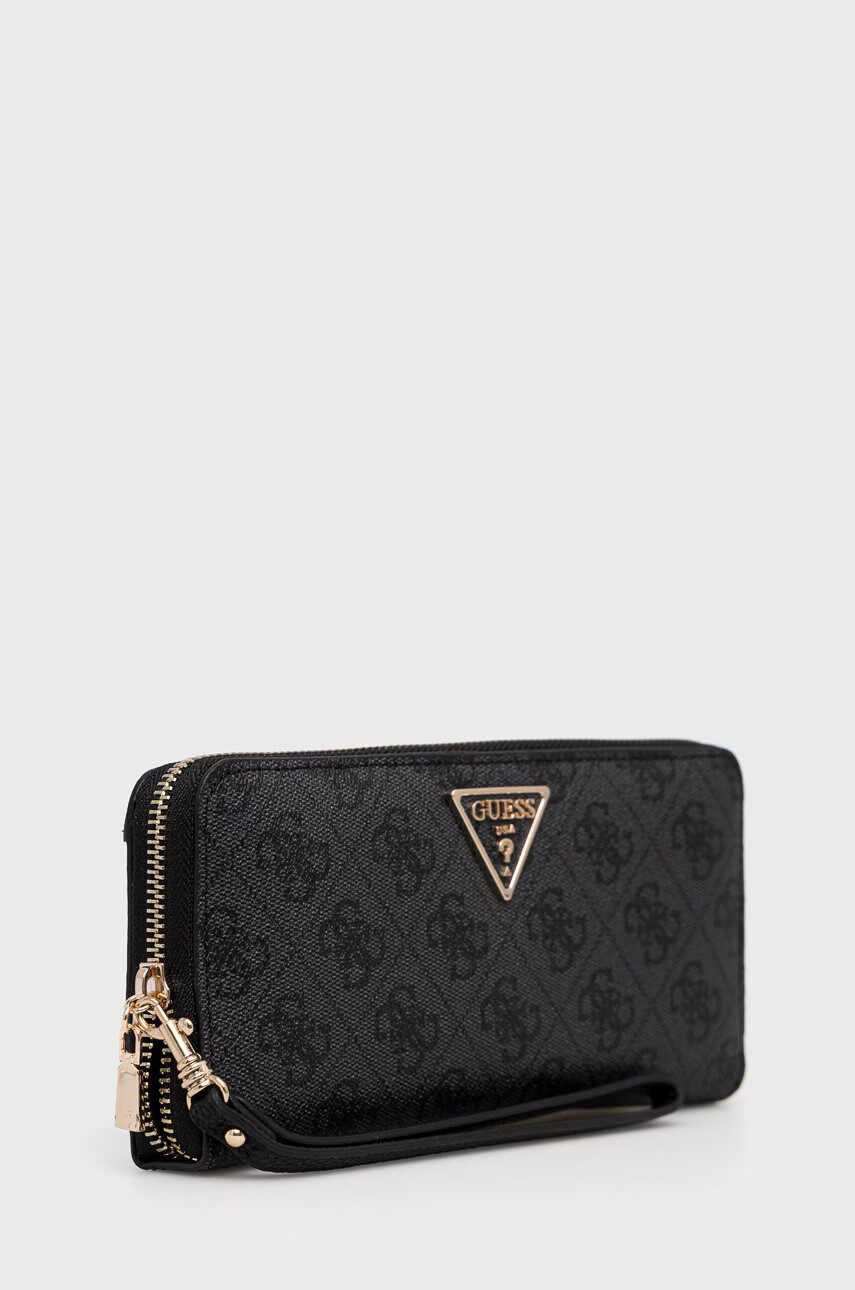 Guess Портфейл дамски в черно - Pepit.bg