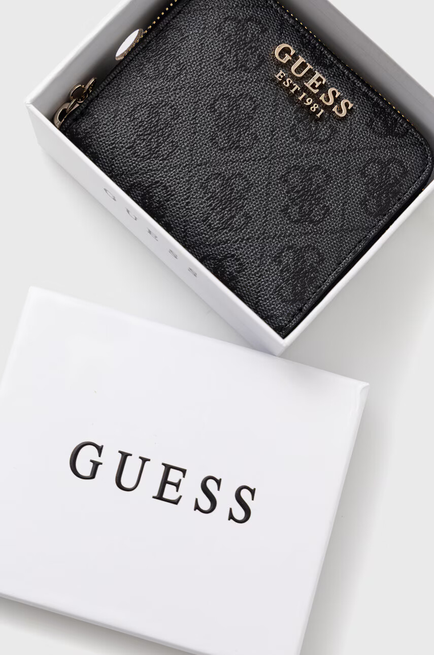 Guess Портмоне дамски в черно - Pepit.bg